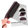LALADEFIEE Beard Brush for Men Soft Boar Bristle Facial Cleaning Tool Ergonomic Design for Grooming Shaving Boyfriend Salon Home Use Black view 2