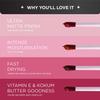B...EL.. LA VI.,..T.A Mini Kiss Proof Liquid Lipsticks Set of 4|Gift Box Smudge & Transfer-Proof | Just Nude + Berry Nude + Mocha Madness + Cherry Pop | Lipsticks for Women | 2 ml each view 4