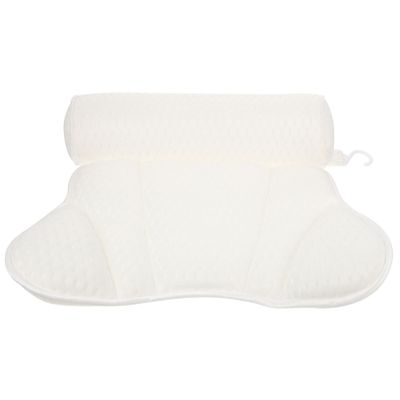 ASAKKURA Bathing Pillow for Tub Suction Cup Pillow Full Body Support Spa Tub Head Neck Rest Hotel Suitable