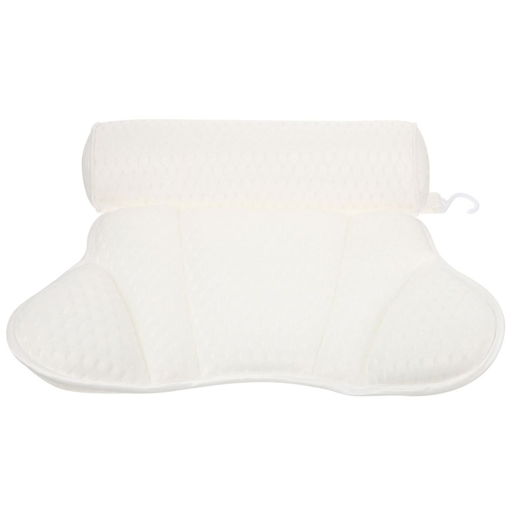 ASAKKURA Bathing Pillow for Tub Suction Cup Pillow Full Body Support Spa Tub Head Neck Rest Hotel Suitable
