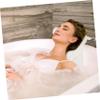 ASAKKURA Bathing Pillow for Tub Suction Cup Pillow Full Body Support Spa Tub Head Neck Rest Hotel Suitable view 4
