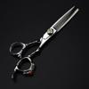 TXGJWRA Professional Hair Cutting Shears, 6inch Professional Japan 440c Steel Upscale Scissor Ring Cut Hair Scissors Haircut thinning Barber Cutting Shears Hairdressing Scissors,Thinning view 1