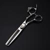 TXGJWRA Professional Hair Cutting Shears, 6inch Professional Japan 440c Steel Upscale Scissor Ring Cut Hair Scissors Haircut thinning Barber Cutting Shears Hairdressing Scissors,Thinning view 2