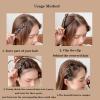 14PCS Sparkling Crystal Stone Braided Hair Clips,Braided Duckbill Clips with 3 Small Clips Double Layer Braided Hair Clips Hairpin Rhinestone Hair Barrette Accessories for Women/Girls (style1) view 4