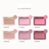1 PC Single Color Romantic Facial Blush Powder Blusher, Low Color Saturation Matte Nude Pink Makeup Blusher Cheek Color (MK001, 6.5g) view 2