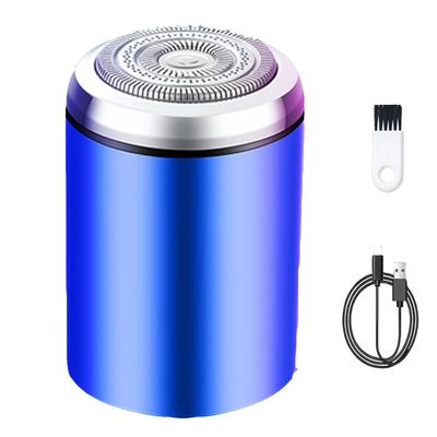 Electric Razor for Men Women,Shavers Hair Removal Device,2025 Newest Unisex Mini Portable Electric Shaver,USB Charging Waterproof Multifunctional Mini Electric Shaver (Blue)