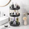 Aveniee 360 Rotating Makeup Organizer for Vanity, Large Spinning Bathroom Counter Organizer Shelf Holder for Cosmetics, Skin Care, Lipsticks,3 Tiers, Black view 1