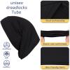 4 Pcs Dreadlock Tube Unisex Men Women Dreadlocks Bands Elastic Dreadlock Cap Head Wraps Dreads Cap Locks Headbands for Long Hair braids view 3