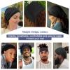 4 Pcs Dreadlock Tube Unisex Men Women Dreadlocks Bands Elastic Dreadlock Cap Head Wraps Dreads Cap Locks Headbands for Long Hair braids view 4