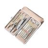 HONMEET Nail Clier Set Toenail Tool Set 16pcs Manicure Tools Cuticle Pusher Kit view 1