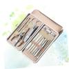 HONMEET Nail Clier Set Toenail Tool Set 16pcs Manicure Tools Cuticle Pusher Kit view 3