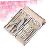 HONMEET Nail Clier Set Toenail Tool Set 16pcs Manicure Tools Cuticle Pusher Kit view 4