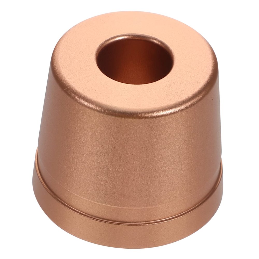 ASAKKURA 1pcs Bathroom Razor Stand Base Manual Shaver Holder for Organized Countertops Compact Design for Easy Access and Air Drying Rose Gold Finish