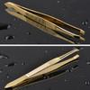 Beatifufu 3pcs Eyebrow Tweezers Stainless Steel Eyelash Curler Comb Eyebrow Grooming Kit Clip for Women view 3