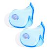 ASAKKURA 2pcs Cup Holders for Bathroom Manual Shaver Rack Ventilation Wall-mounted Shelf Design for Home and Salon Use view 1