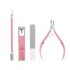 Nail Clippers Set Women Manicure Kit Nail Cuticle Kit with Nail Clippers Nail Cuticle Trimmer Pusher Glass Nail File Nail and Cuticle Care Kit Travel Nail Set Manicure Tools Cuticle Set Gift for Women view 1