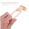 Healeved Body Hair Trimmer for Women Painless Armpit Leg Hair Remover Portable Manual Razor with Sturdy Cutting Edges for Daily Use and Wet Shaving Shower view 3