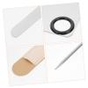 ASAKKURA 1set Nail Art Makeup Palette Set Foundation Mixing Tray Stainless Spatula Diy Makeup Supplies for Beauty Salons view 4