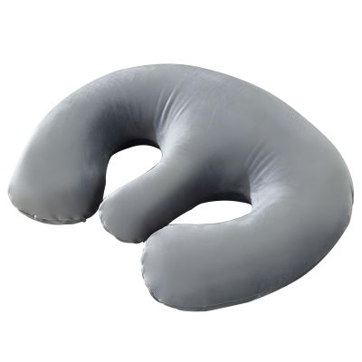 Amagogo Breast Pillow Massage Table Rest Pillow Body Relaxing Comfortable SPA Massage Chest Cushion Hollow Pillow for Travel Sleeping, Gray