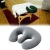 Amagogo Breast Pillow Massage Table Rest Pillow Body Relaxing Comfortable SPA Massage Chest Cushion Hollow Pillow for Travel Sleeping, Gray view 2