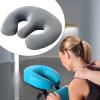 Amagogo Breast Pillow Massage Table Rest Pillow Body Relaxing Comfortable SPA Massage Chest Cushion Hollow Pillow for Travel Sleeping, Gray view 3