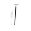 ASAKKURA 3pcs Eyeliner Makeup Brushes Flat Eyeliner Eyebrow Tools Lightweight Portable for Home Travel Use Comfortable Grip view 2