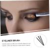 ASAKKURA 3pcs Eyeliner Makeup Brushes Flat Eyeliner Eyebrow Tools Lightweight Portable for Home Travel Use Comfortable Grip view 4