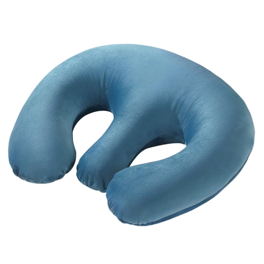 Amagogo Breast Pillow Massage Table Rest Pillow Body Relaxing Comfortable SPA Massage Chest Cushion Hollow Pillow for Travel Sleeping, Blue