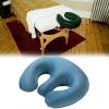 Amagogo Breast Pillow Massage Table Rest Pillow Body Relaxing Comfortable SPA Massage Chest Cushion Hollow Pillow for Travel Sleeping, Blue view 2