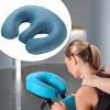 Amagogo Breast Pillow Massage Table Rest Pillow Body Relaxing Comfortable SPA Massage Chest Cushion Hollow Pillow for Travel Sleeping, Blue view 3