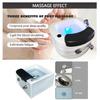 pedenencelia Deep Foot Bath Spa with Massage Nail Salon Pedicure Bathtub Square Footbath Salon,Adjust Hot and Cold Water,Adjustable Foot Pedal,for Relaxation and Foot Care,Ordinarymodel view 4