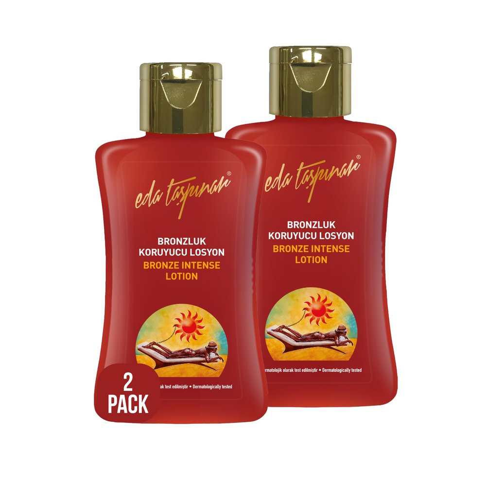 Eda Taspinar Tan Extender Lotion, Up to 1 Month Sunless Tan Extender, All Eyes On You!, Travel Size (50 ml/1.7 fl oz) 2 Pack