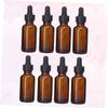 HAPINARY 8 Pcs Small Bottle for Essential Oil Travel Cosmetic Bottle Refillable Travel Bottles Perfume Dropping Bottle Dropper Bottles for Empty Bottles for Oil Empty Dropper Bottle view 3