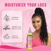 Edge Control Wax Strong Hold Non-greasy Hair Styling Gel - Edge Wax No Flaking Edge Control for Black Hair Edge Wax for Women Rose&Black Castor Oil for Hair Growth Edge Brush Hair Braid Bonnet view 4