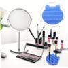 FOYTOKI Makeup Brush Cleaning Mat Pad for Makeup Brushes Makeup Brush Scrubber Stand Holder view 3