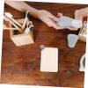 Beatifufu 3pcs Stainless Steel Makeup Mixing Palette Foundation Palette Blending Tray Storage Holder view 4