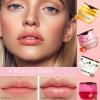 TIRDET 4 PCS Bee Lip Balm Honey Pot, Honey Strawberry Cherry Coconut Sleeping Lip Mask Overnight with Sticks, Exfoliating Prevention Dry and Crack Lip Scrubs view 4