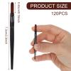 120 Pcs Lipstick Applicator Wands Disposable Lip Applicators Multifunctional Concealer Brush Eye Shadow Applicators Portable Lip Wands Eye Makeup Brushes view 2