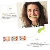 Beatifufu Smile Trainer Silicone Mouth Exerciser Facial Muscle Trainer for Simple Use for Cheeks Chin Safe for -term Use Green Silicone view 3