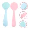 ADOCARN 4pcs Silicone Facial Cleansing Brush Deep Clean Exfoliator for Blackhead Removal and Makeup Removal Portable Skin Care Scrubber and Colors view 4