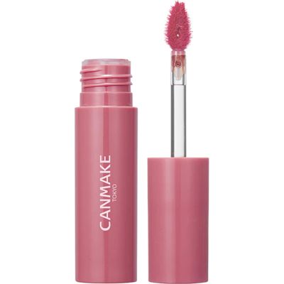CANMAKE - Glass Tint Syrup - Moisturizing Ultra-Glossy Lip Tint - 0.11oz (3.1g) (04 Blissful Pink)