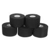 PLAFOPE 5rolls Disposable Barber Neck Strips Skin-Friendly and Stretchy Hairdressing Tape for Salon Use Convenient Hair Dyeing and Protection Black Neck Paper view 1