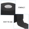 PLAFOPE 5rolls Disposable Barber Neck Strips Skin-Friendly and Stretchy Hairdressing Tape for Salon Use Convenient Hair Dyeing and Protection Black Neck Paper view 2