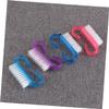 Mikinona 5pc Small Nail Brush Soft Bristle Hand Cleaning Tool for Manicure Random Color for Nails and Skin Care view 4