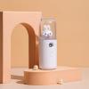 BTSEURY Facial Mister, Facial Mist Sprayer, 30ml USB Rechargeable Cute Moisturizing Mini Face Humidifier with Colorful Light (A) view 3