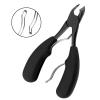 Premium Stainless Steel Nail Clippers Black view 2
