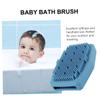 FOYTOKI Body Washing Brush Boy Girl Bath Shower Tool Soft Portable Gentle Sensitive Skin for Daily Bathing Massage view 3