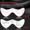 10 Pcs Red-Silver Dual-tone Glitter Freckles,Red and Silver Glitter Freckles Face Tattoo, Waterproof Face Sparkle Freckles, Long-lasting 48h Temporary Tattoos for Christmas view 3