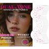 10 Pcs Rose-Silver Laser Glitter Freckles, Rose and Silver Glitter Freckles Face Tattoo, Waterproof Face Sparkle Freckles, Long-lasting 48h Temporary Tattoos for Women view 1