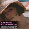10 Pcs Rose-Silver Laser Glitter Freckles, Rose and Silver Glitter Freckles Face Tattoo, Waterproof Face Sparkle Freckles, Long-lasting 48h Temporary Tattoos for Women view 2